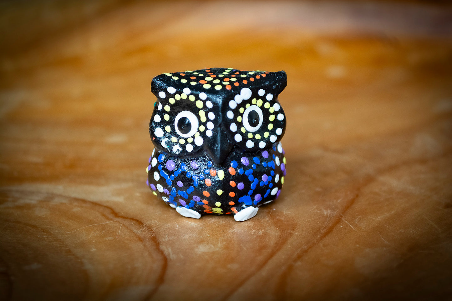 Handmade Miniature Wooden Owls