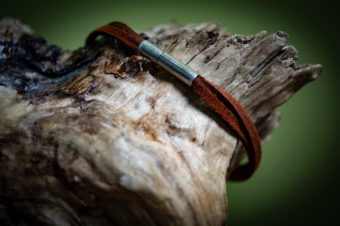 Unisex Suede Leather Double Strand Bracelet