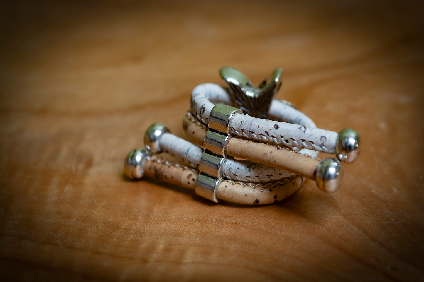 Handmade Sardinian Adjustable Cork Starfish Ring