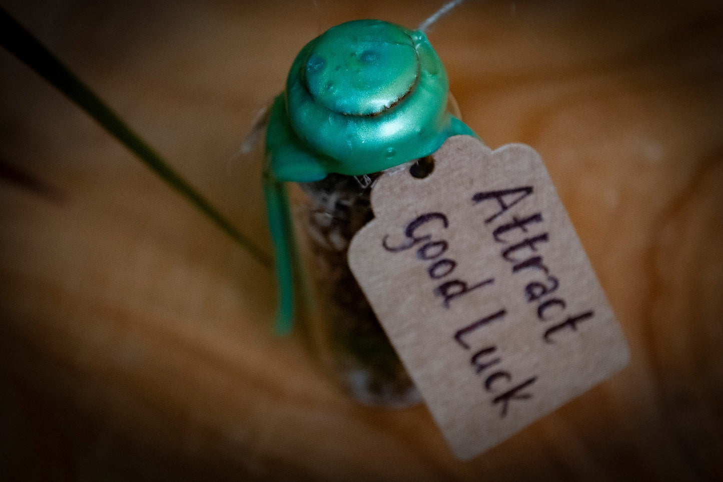 Handmade Intention Jar for Attracting Good Luck
