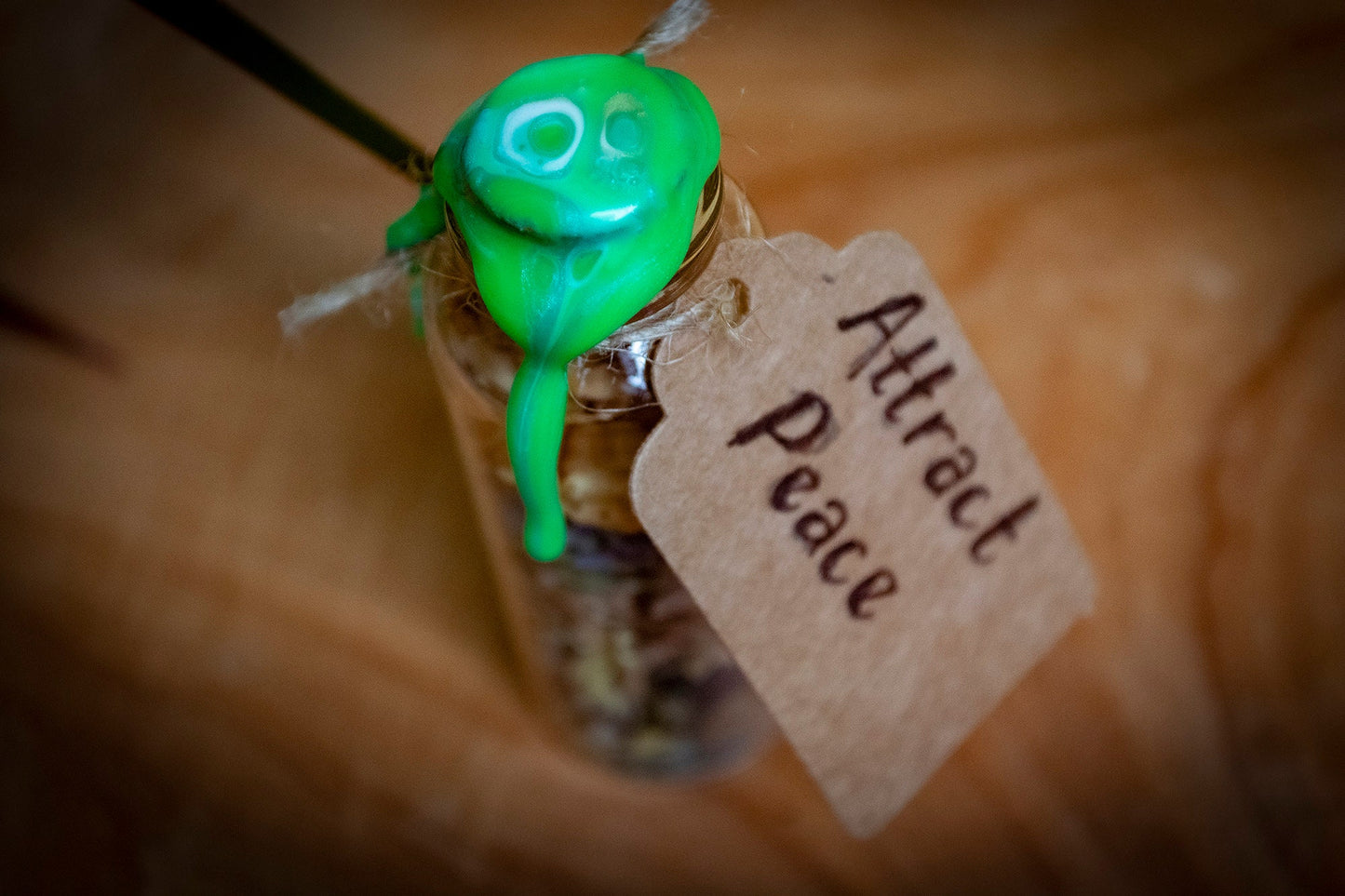Handmade Intention Jar for Sending Peace