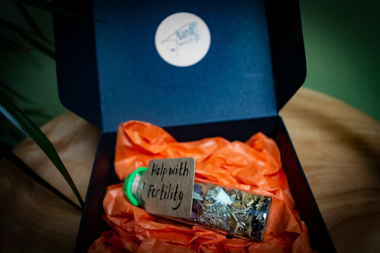 Handmade Intention Jar for Helping with Fertility