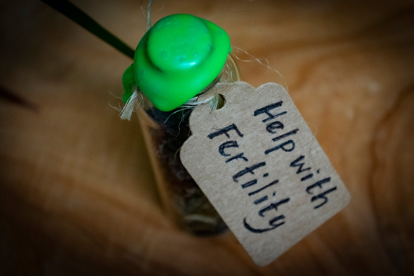 Handmade Intention Jar for Helping with Fertility