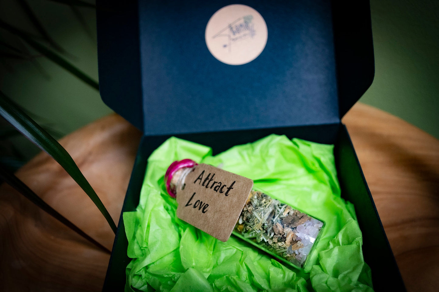 Handmade Intention Jar for Attracting Love