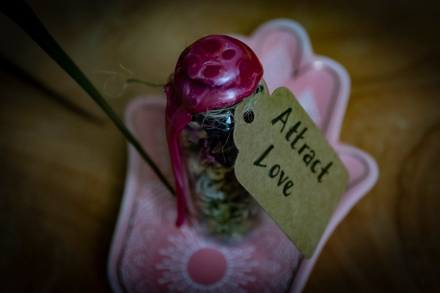 Handmade Intention Jar for Attracting Love