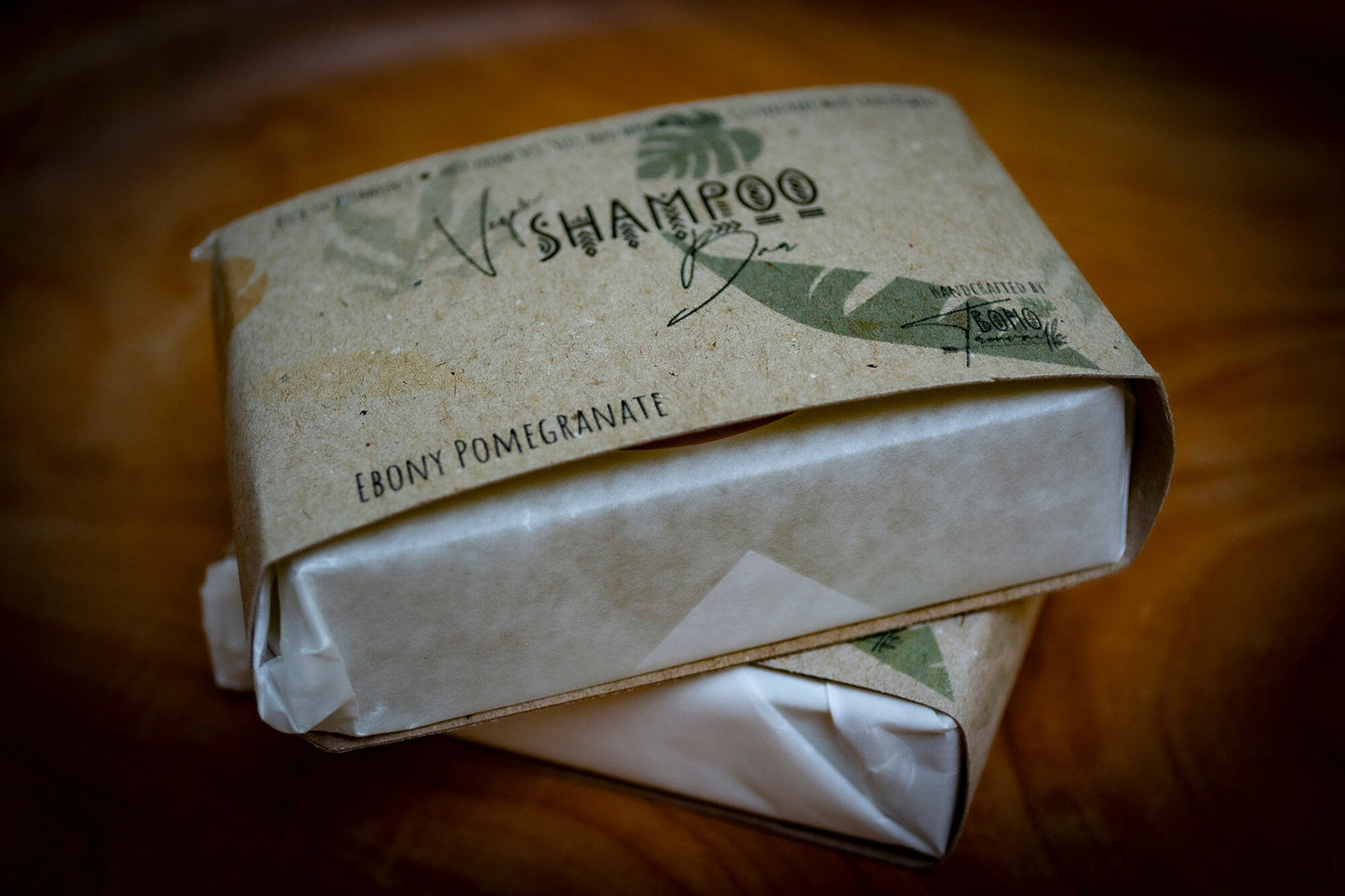Handmade Vegan Hair/Dreadlock Shampoo Bar - Ebony Pomegranate