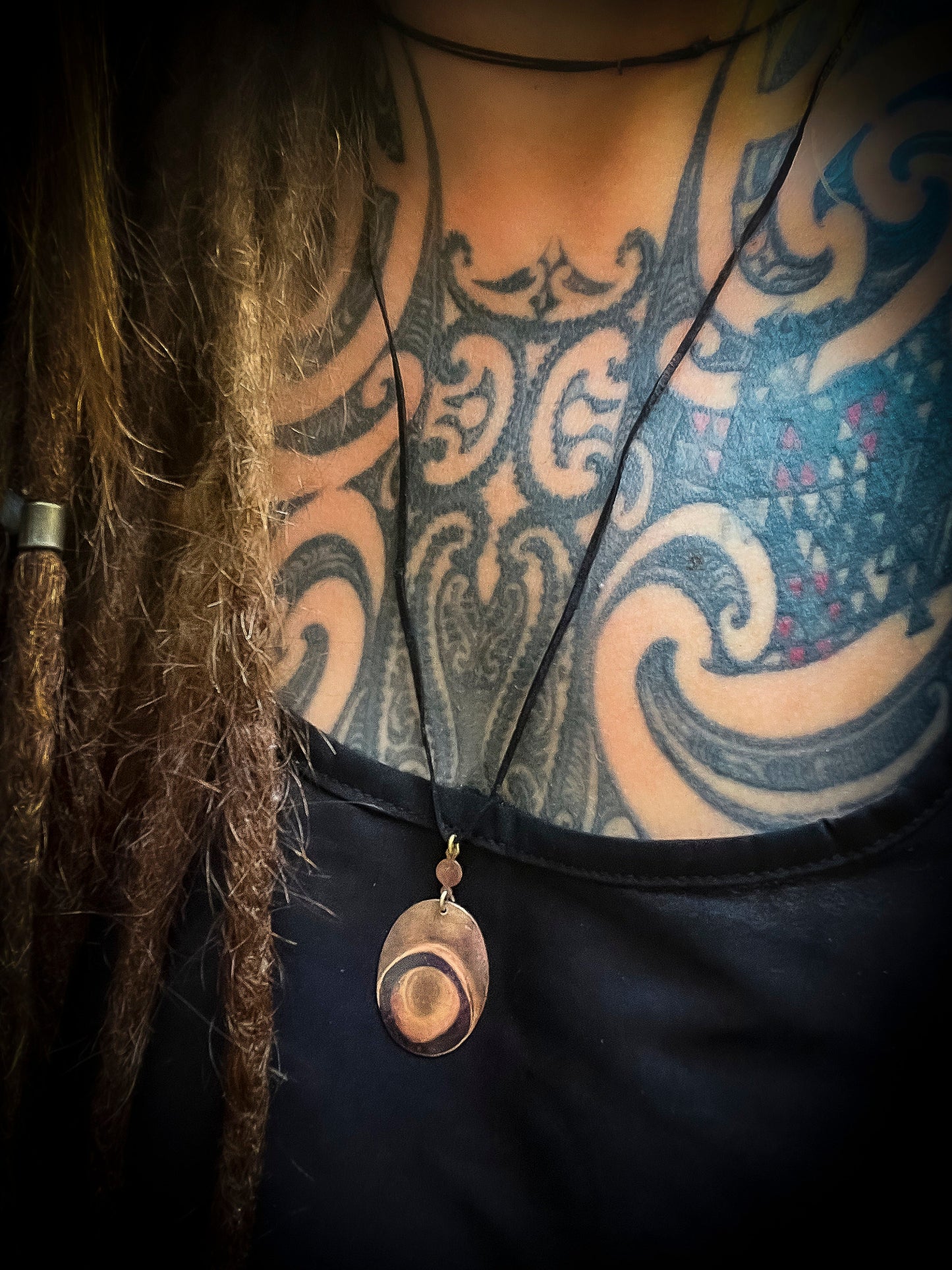 Handmade Czech Oval Necklace