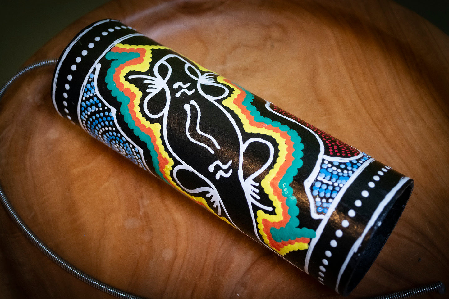 Small Hand Painted Thunder Drum