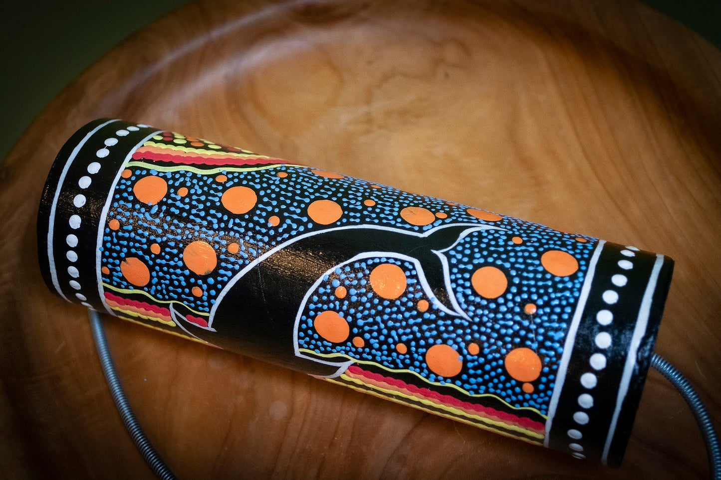 Small Hand Painted Thunder Drum