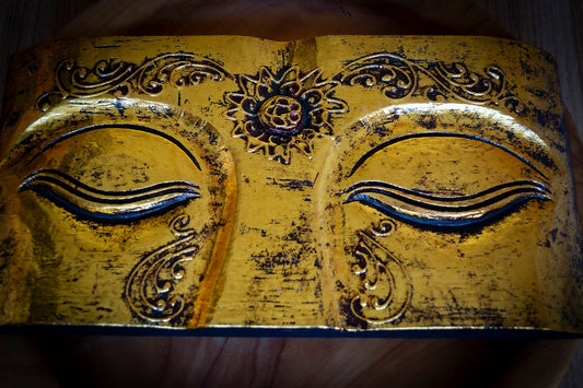 Balinese Buddha Eyes Wall Hanging