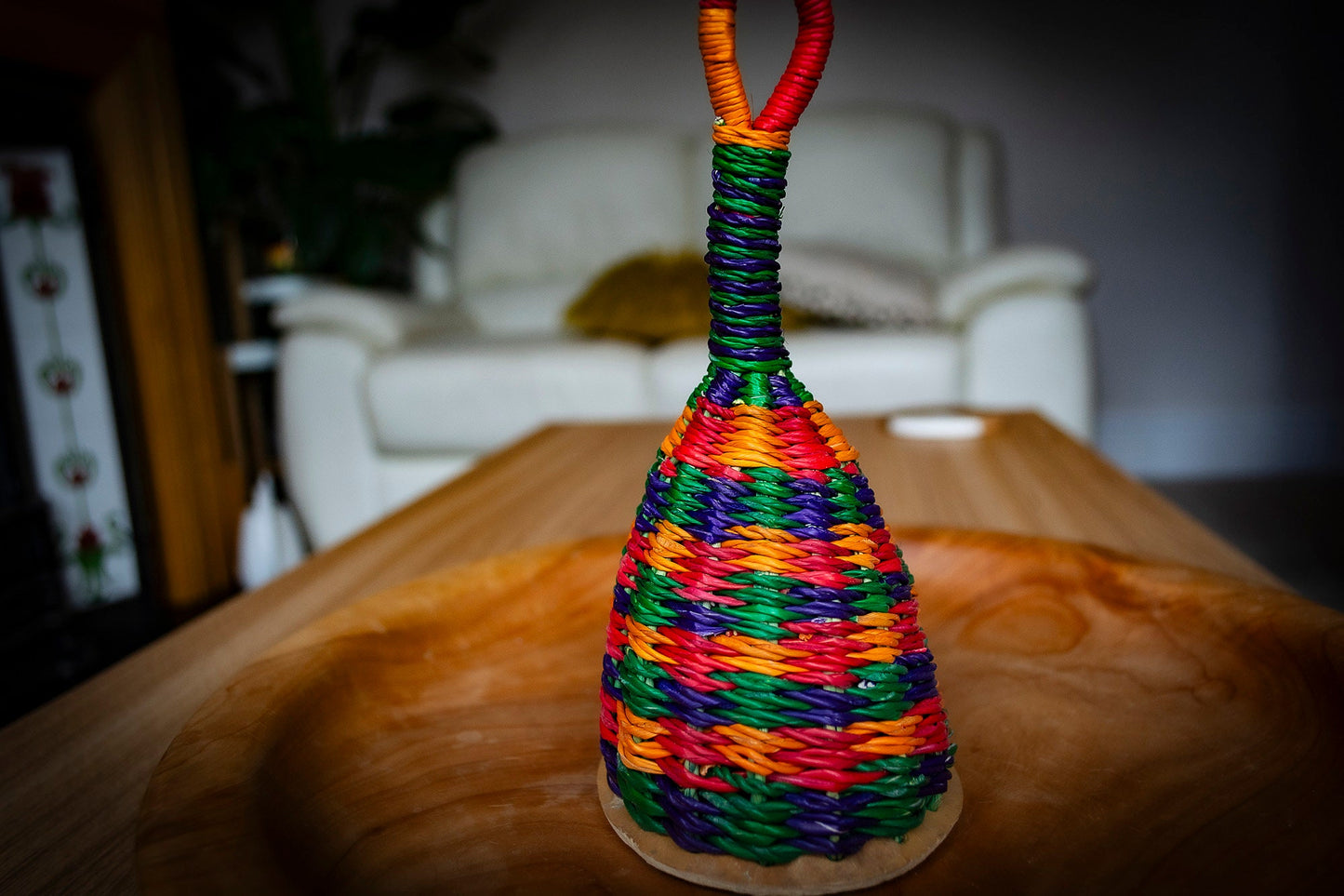 Ghanian Handmade Caxixi Basket Shaker