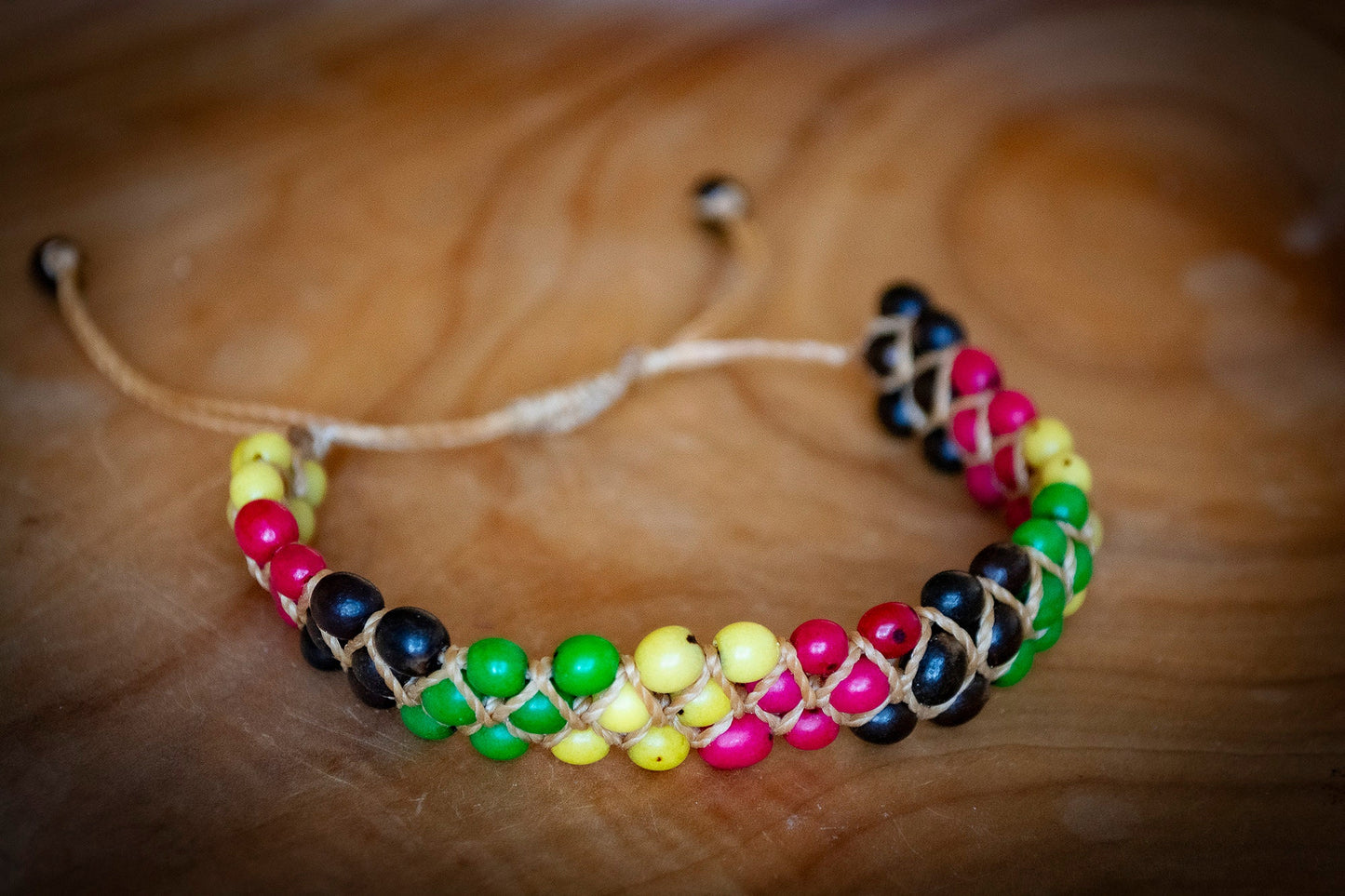 Colourful Natural Seed Bracelets