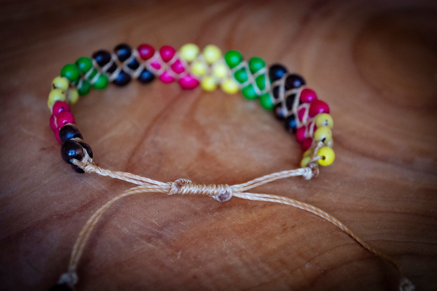 Colourful Natural Seed Bracelets