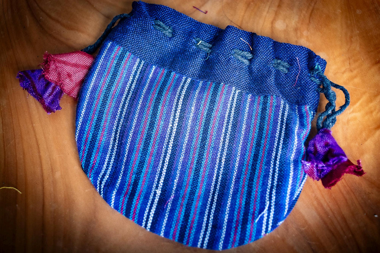 Handmade Cotton Drawstring Pouch