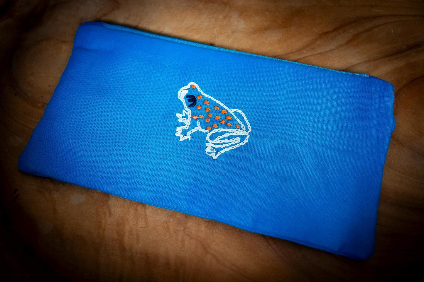 Handmade Embroidered Cotton Coin Purse