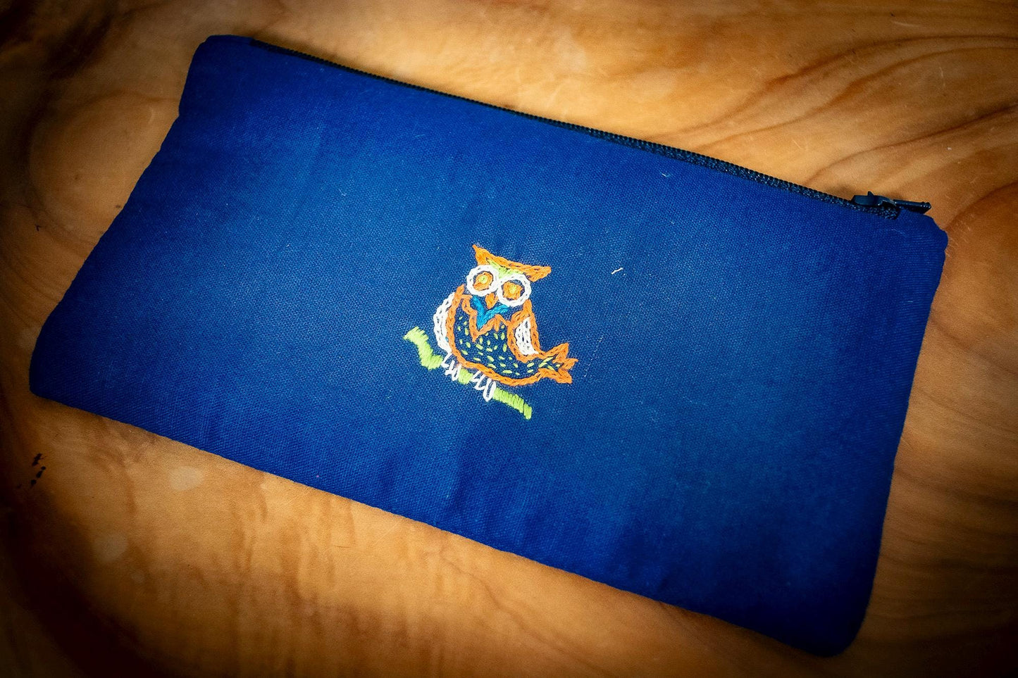 Handmade Embroidered Cotton Coin Purse