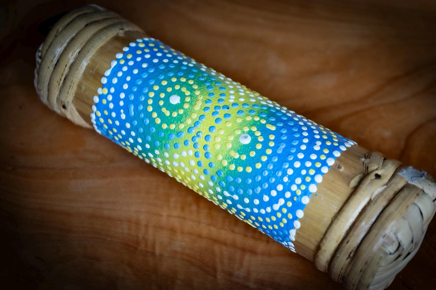 Small Handmade Balinese Bamboo Rainstick