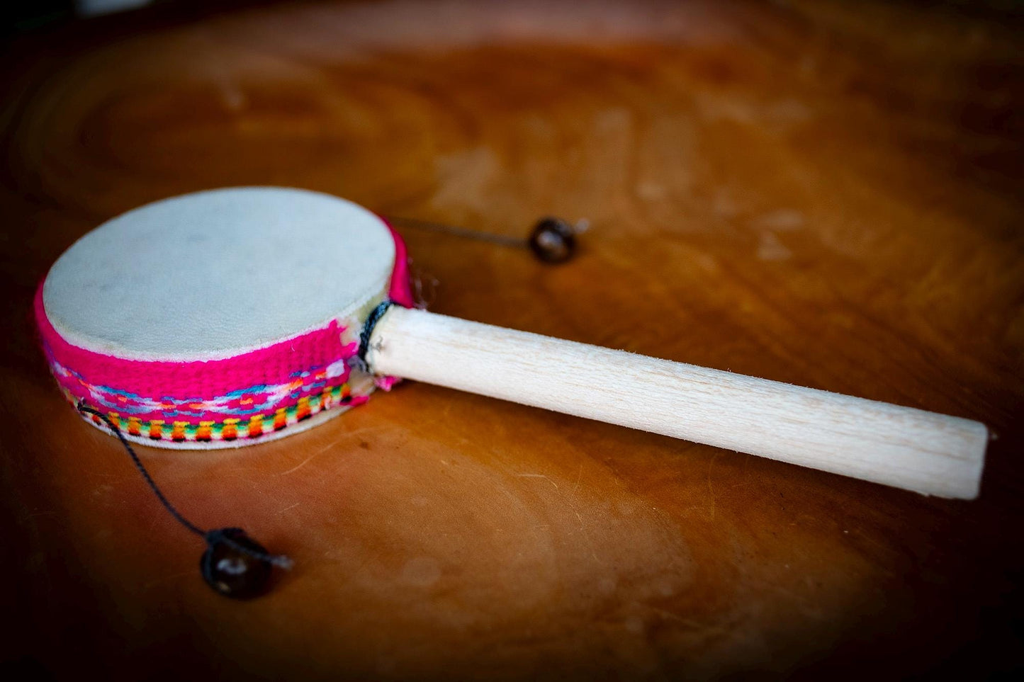 Small Handmade Peruvian Monkey Drum