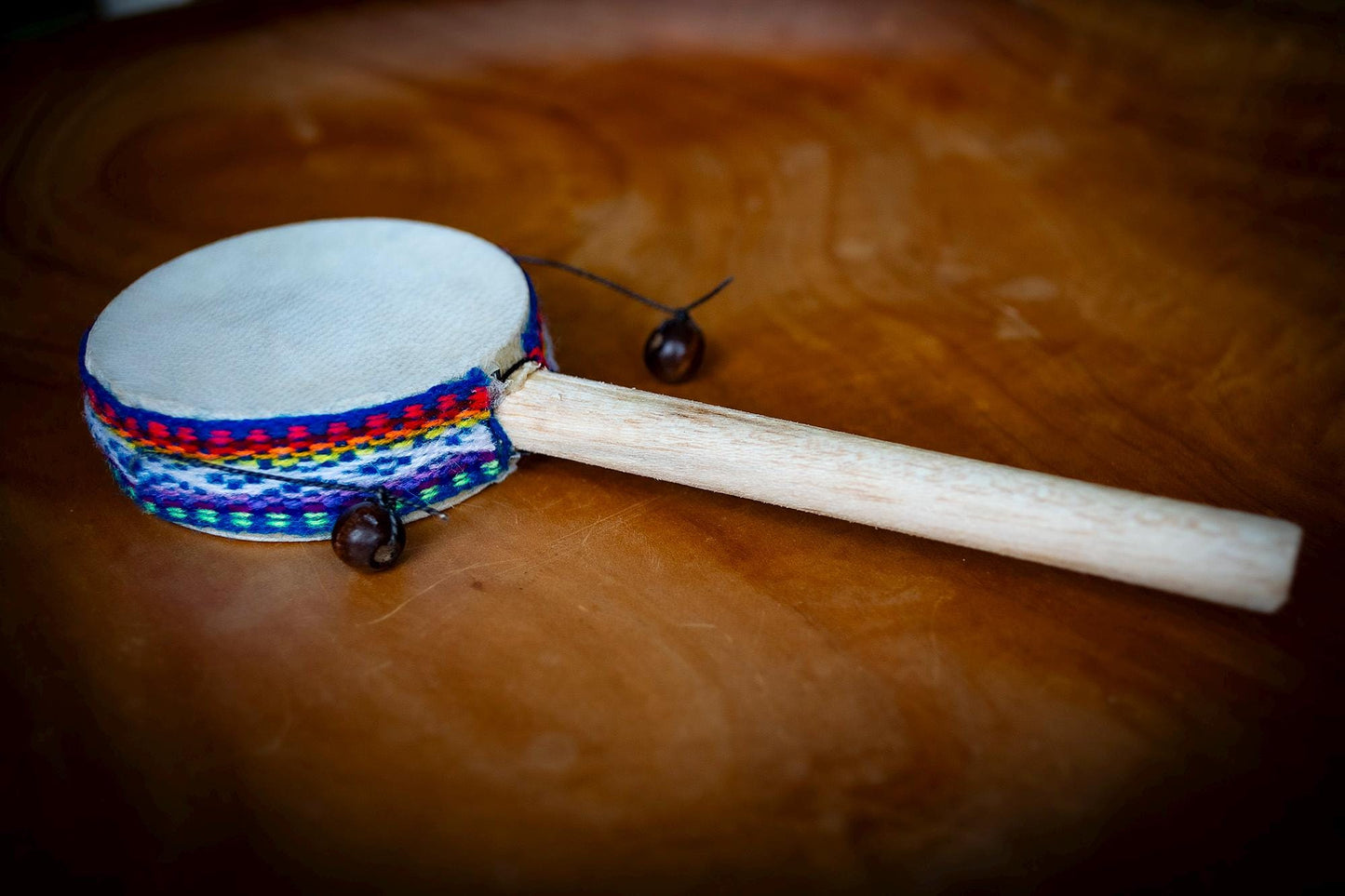 Small Handmade Peruvian Monkey Drum