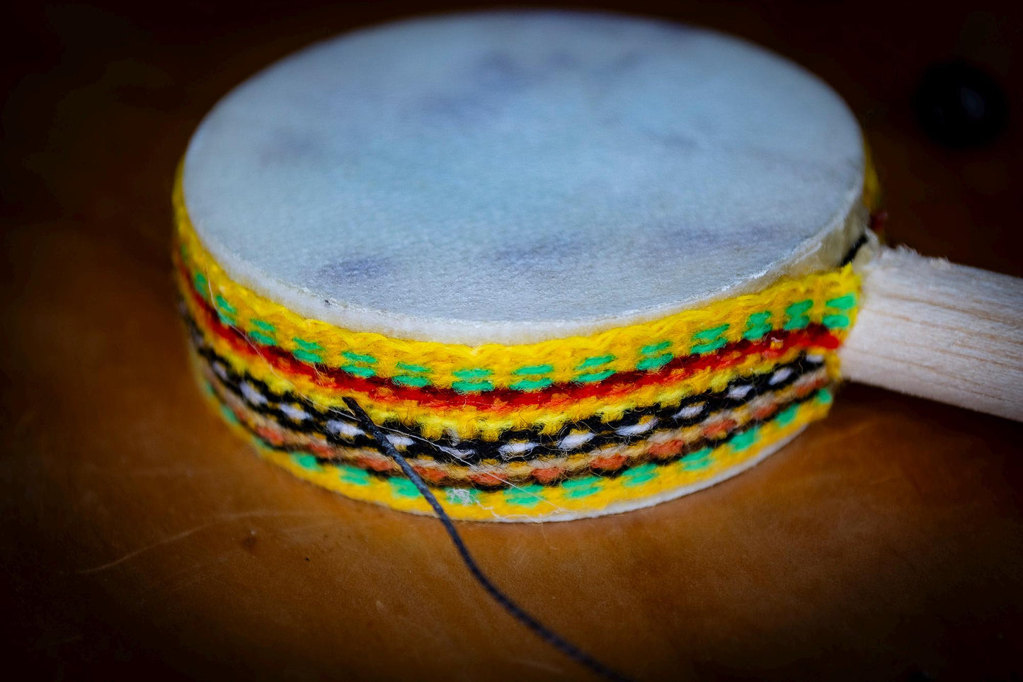 Small Handmade Peruvian Monkey Drum