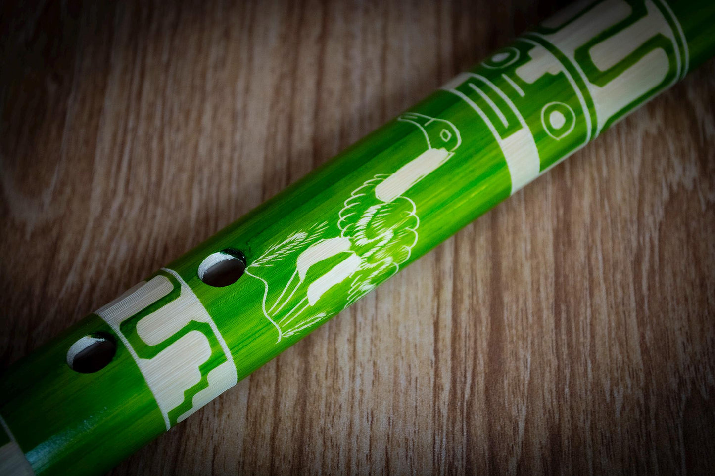 Handmade Peruvian Coloured Flute