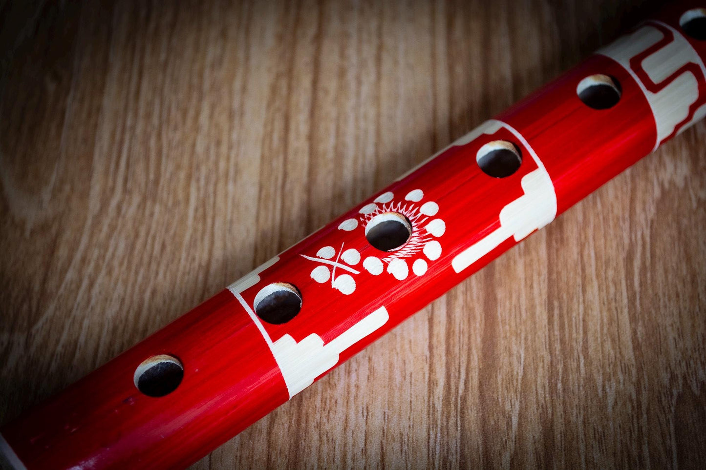 Handmade Peruvian Coloured Flute