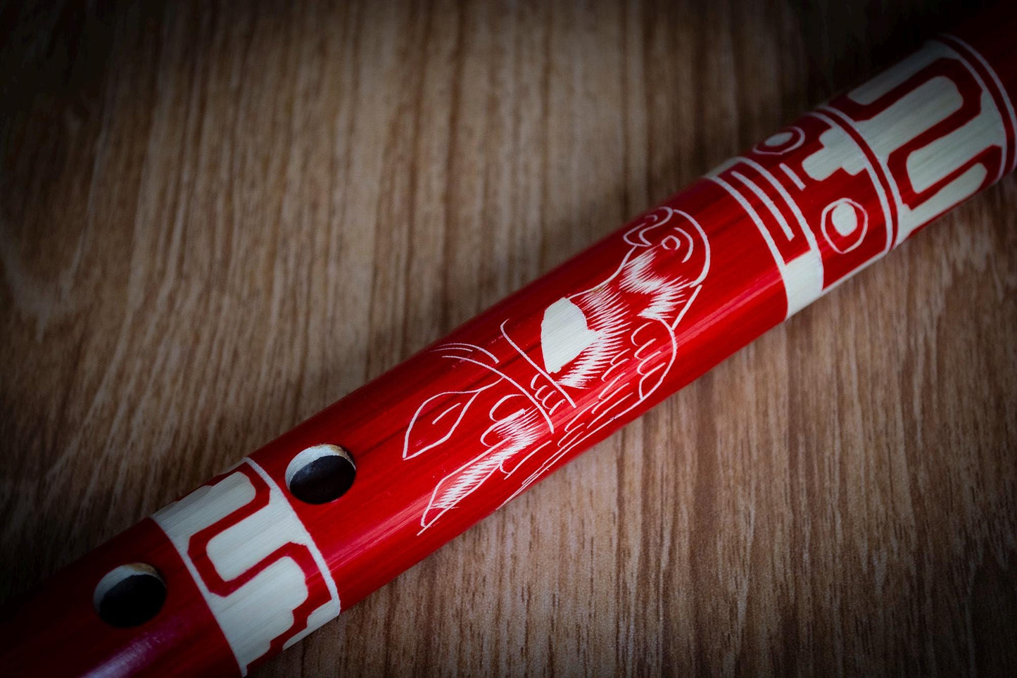 Handmade Peruvian Coloured Flute