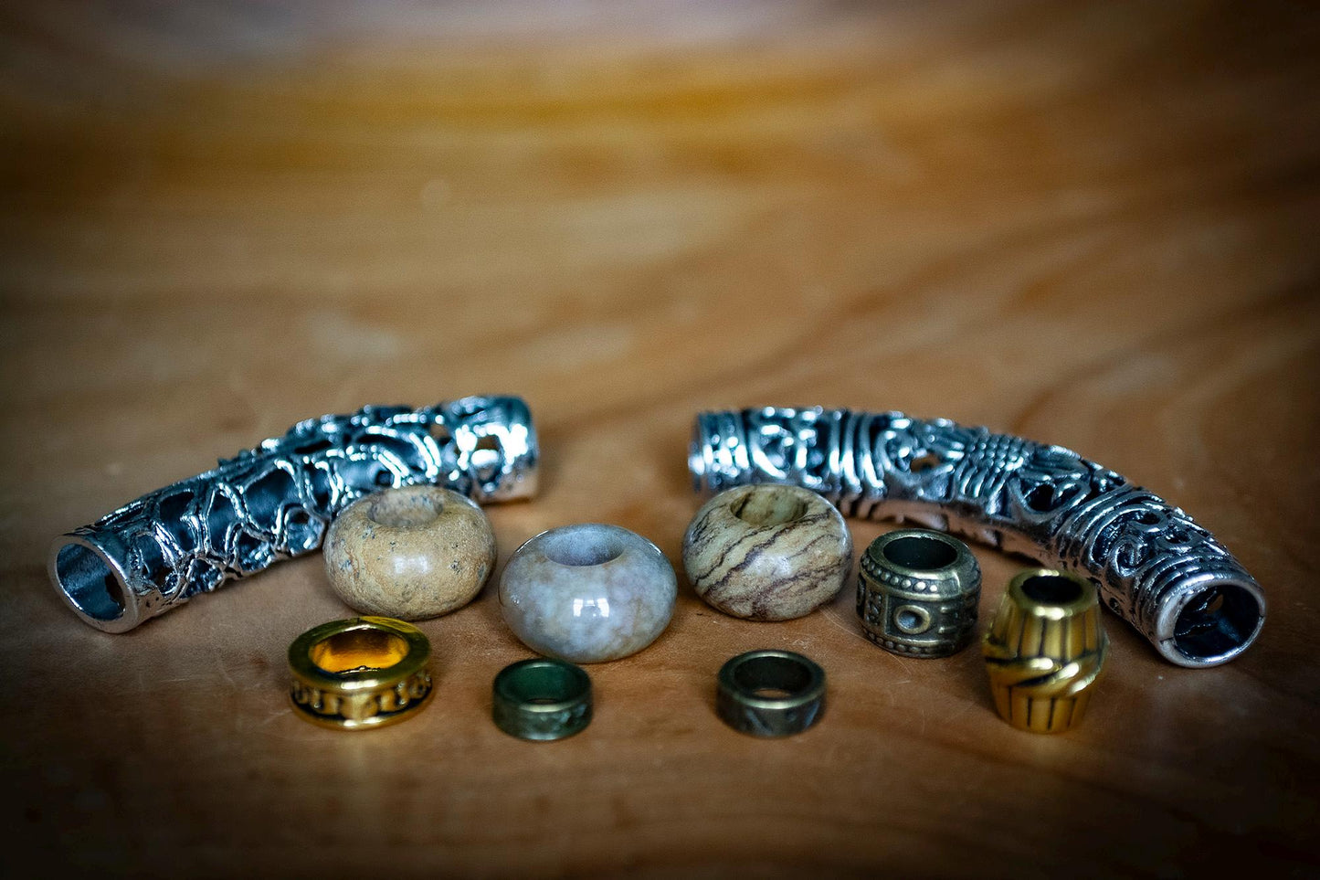 Desert Dreadlock Beads - Set of 10