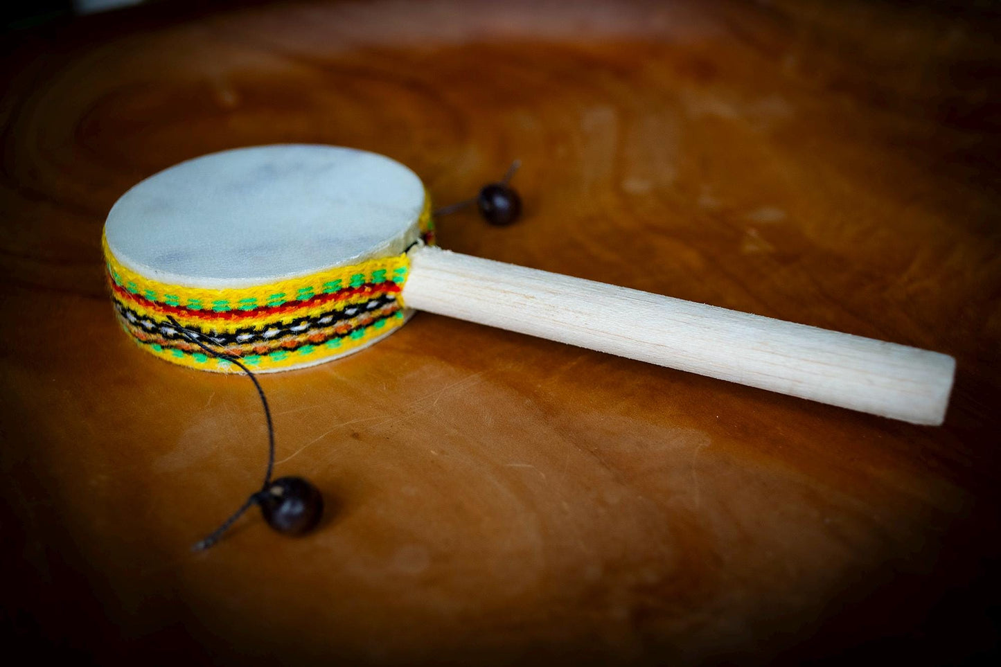 Small Handmade Peruvian Monkey Drum