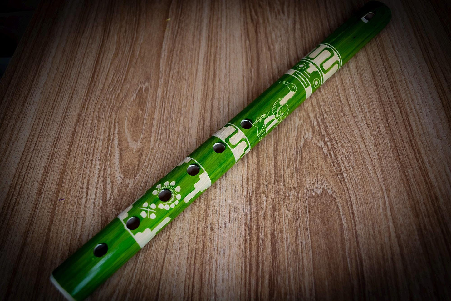Handmade Peruvian Coloured Flute