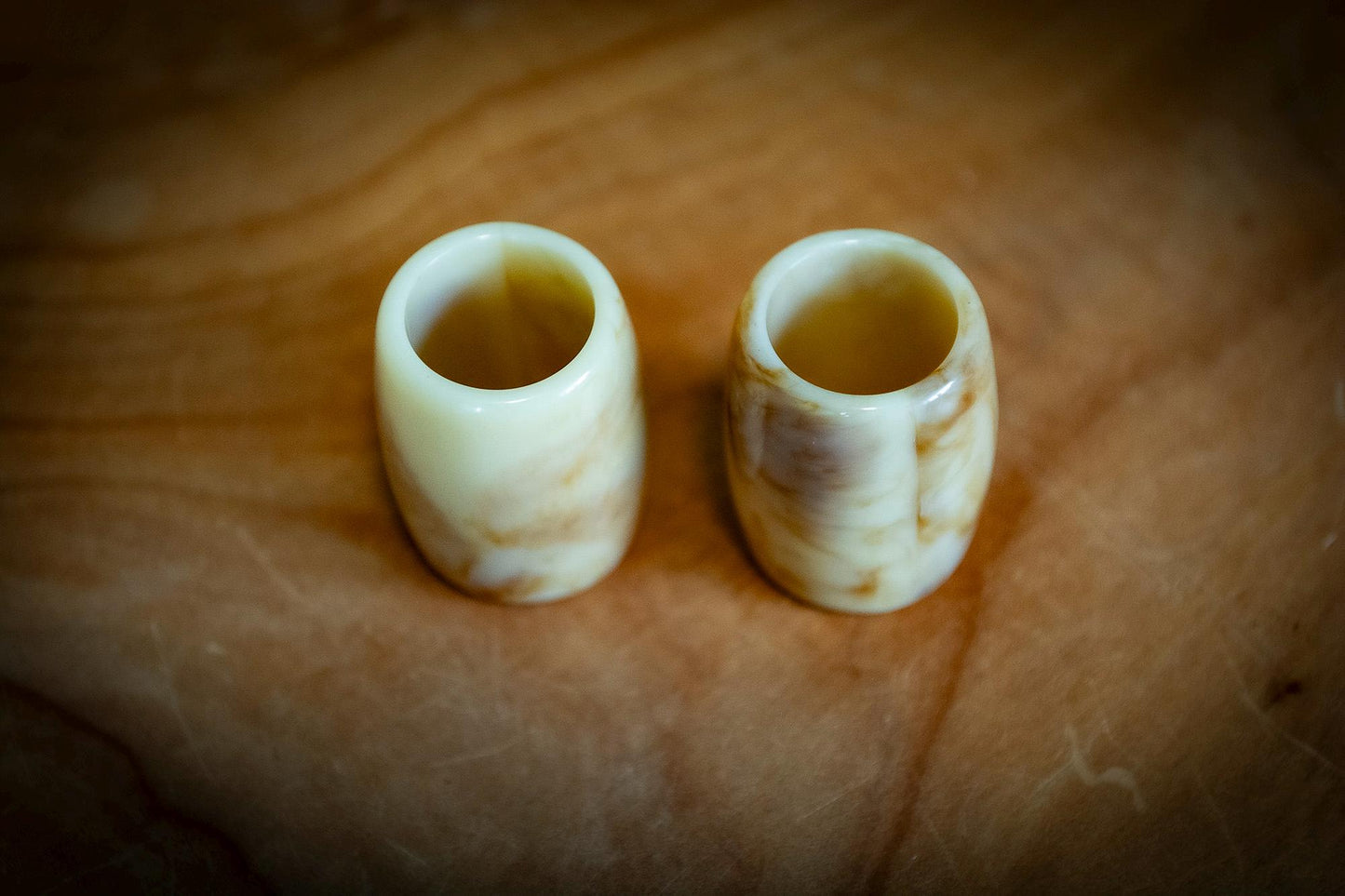 Set of 2 Large Bone Style Dreadlock Beads