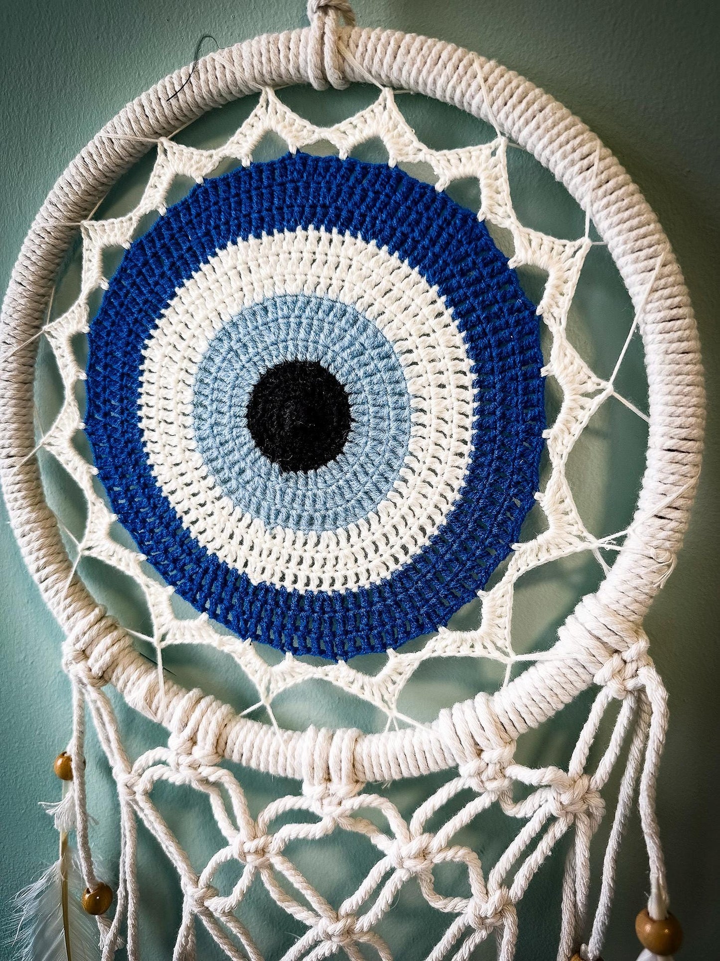 Large Turkish Evil Eye Dreamcatcher