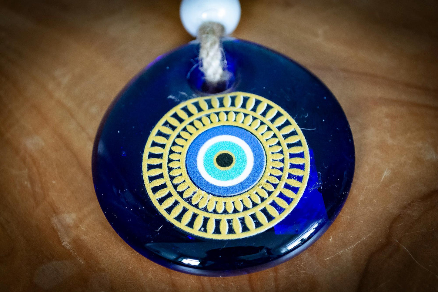 Glass Evil Eye Wall Art