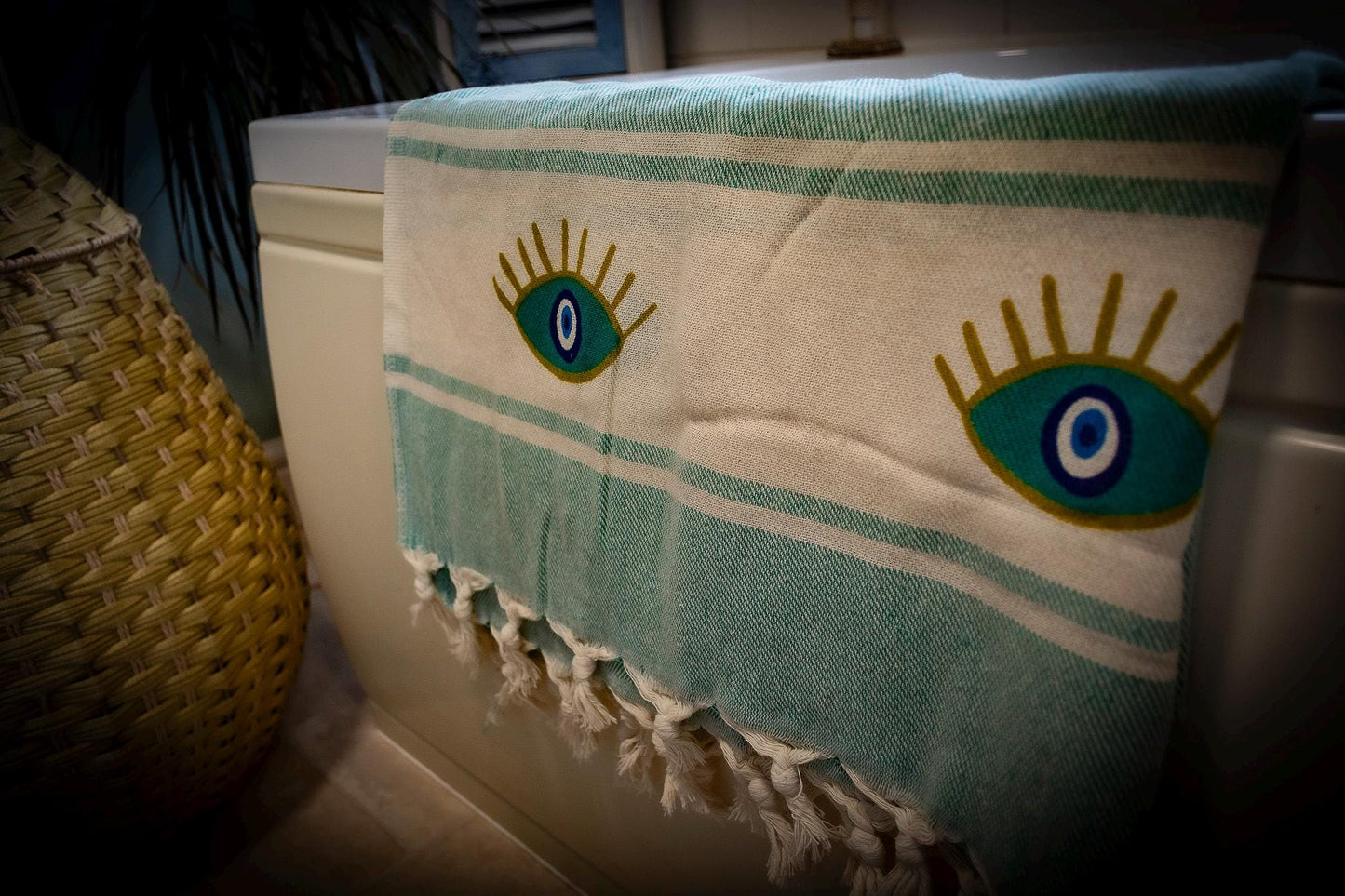 Turkish Hammam Evil Eye Towel