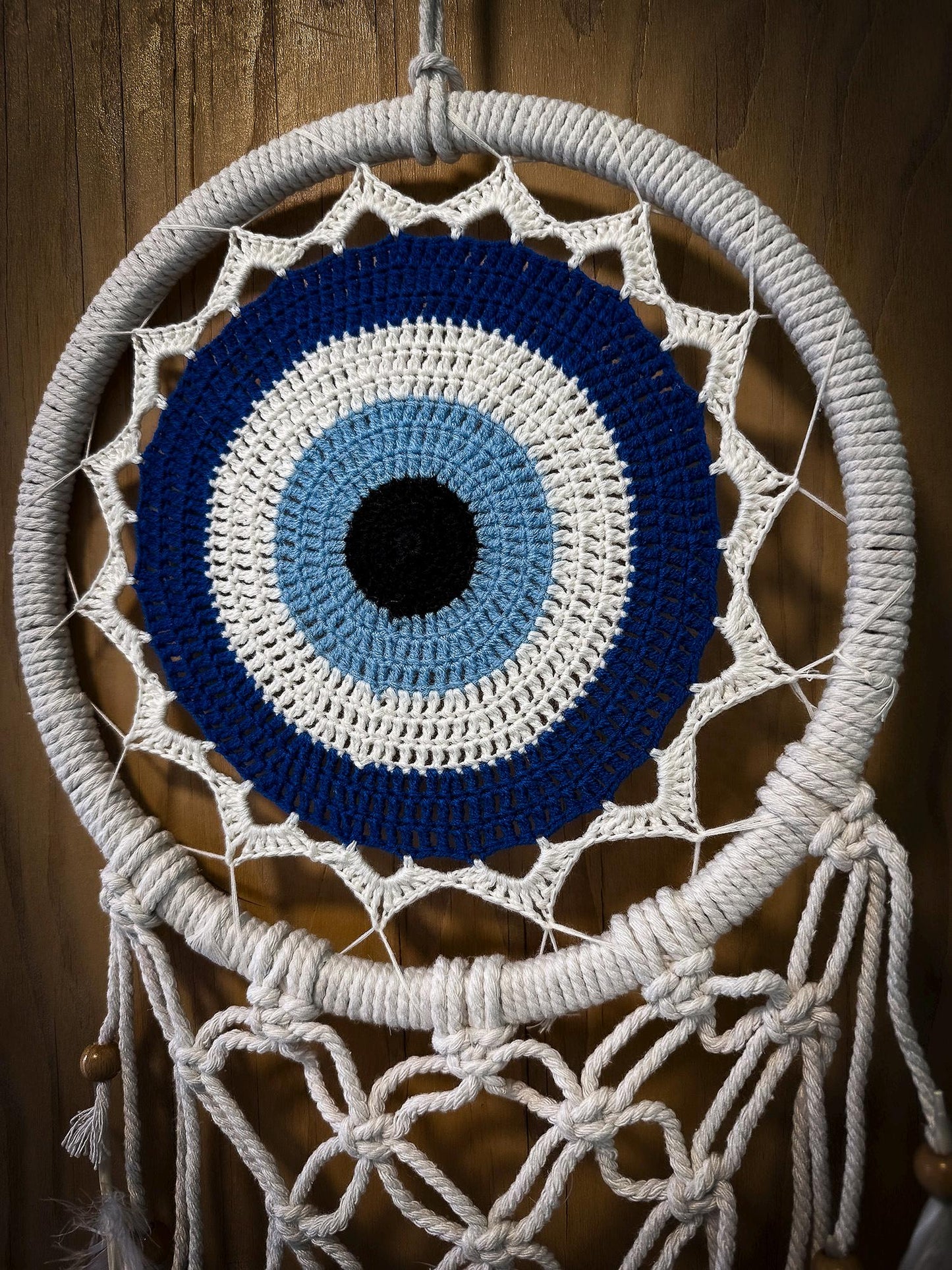 Large Turkish Evil Eye Dreamcatcher