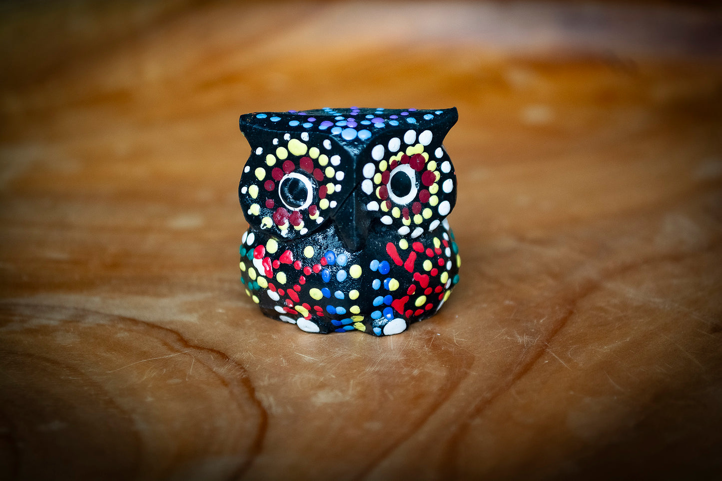 Handmade Miniature Wooden Owls