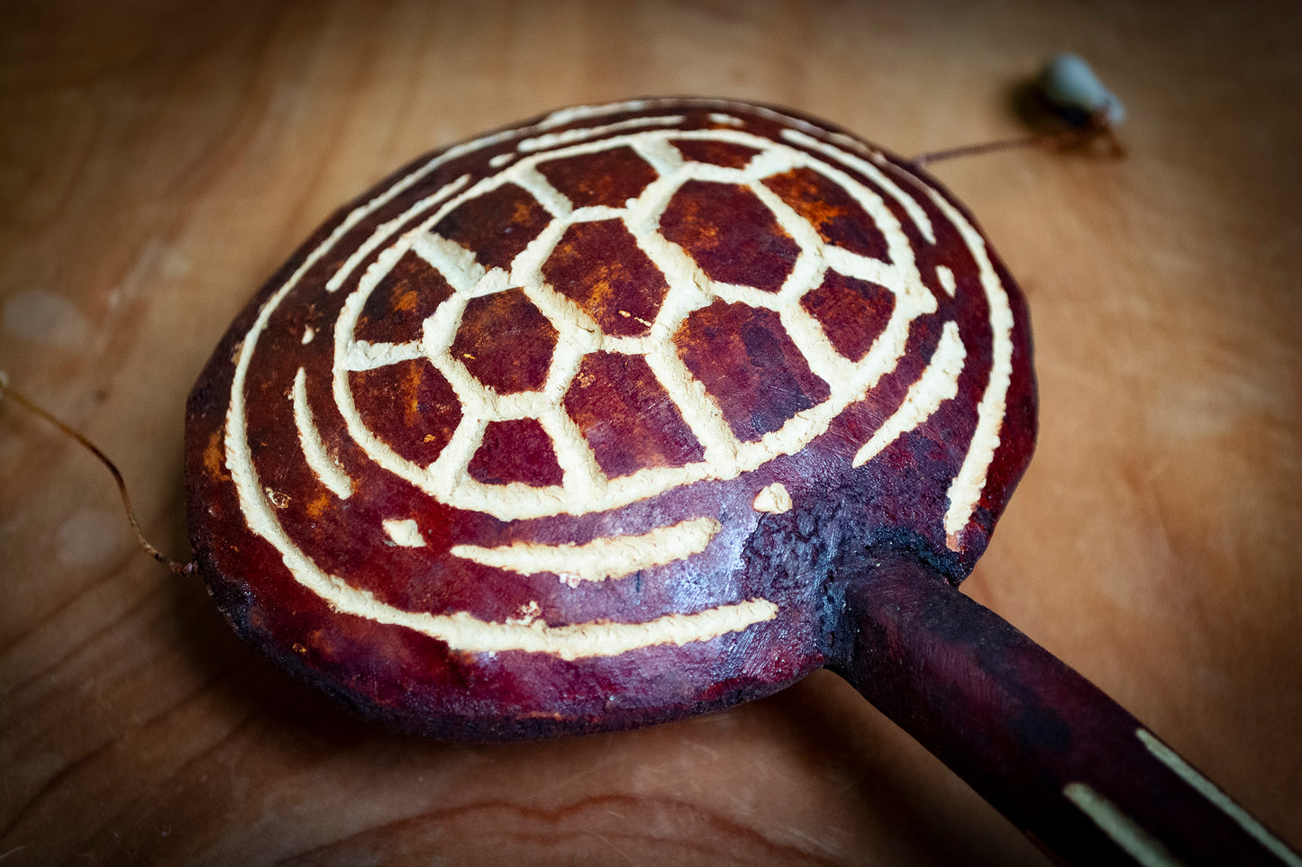 Handmade Kenyan Carved Monkeydrum