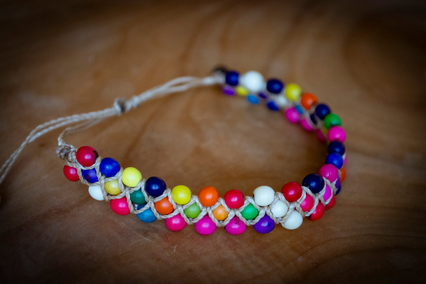 Colourful Natural Seed Bracelets
