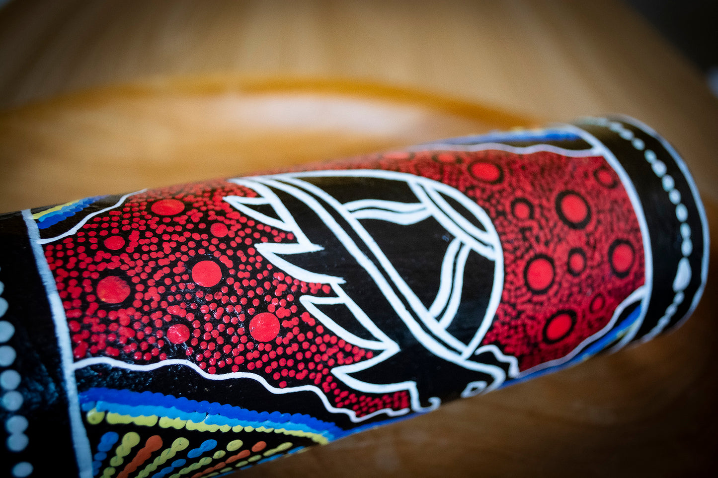 Small Hand Painted Thunder Drum