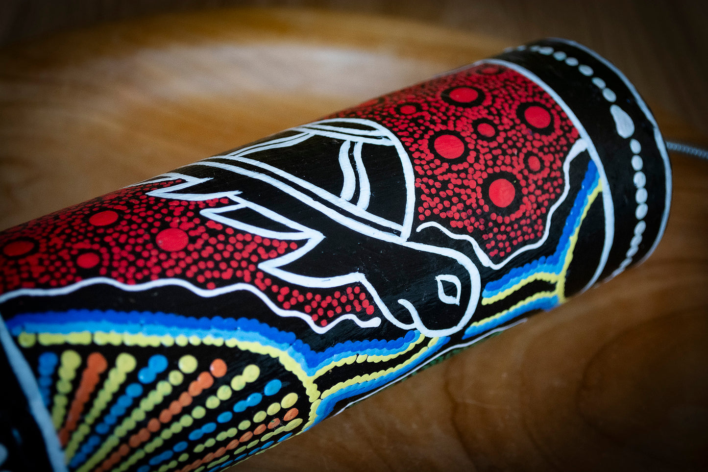 Small Hand Painted Thunder Drum