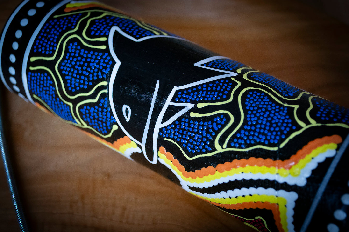 Small Hand Painted Thunder Drum