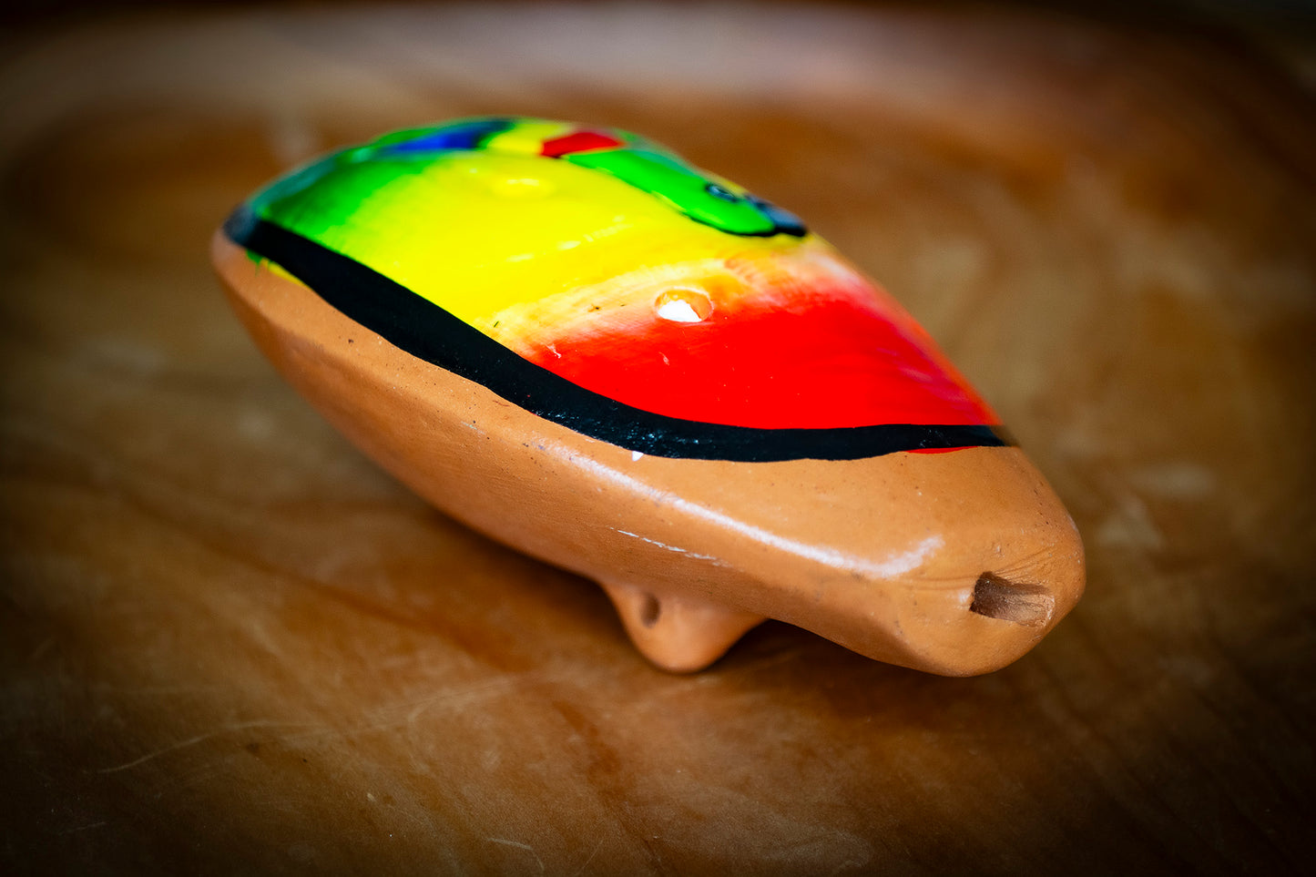 Hand Painted Jungle Animal Ocarina