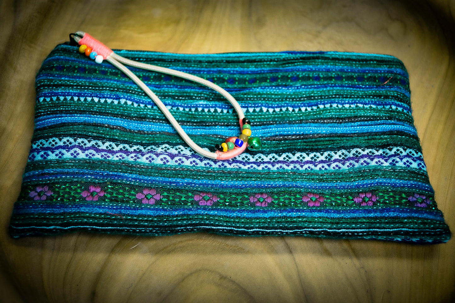 Handcrafted Embroidered Vietnamese Clutch Bag