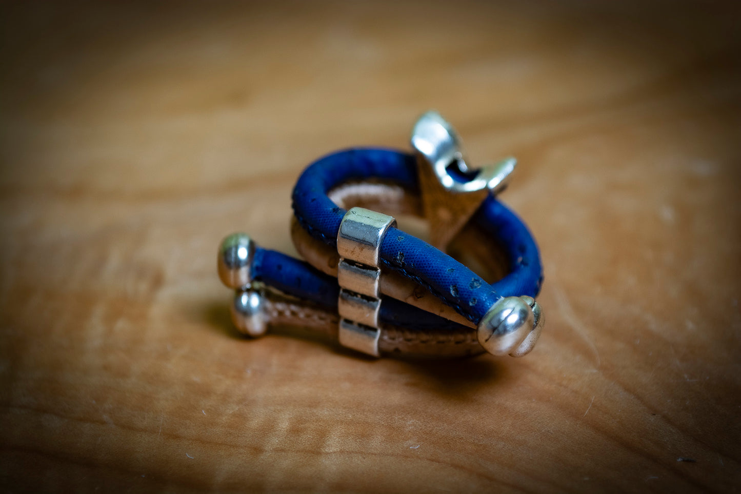 Handmade Sardinian Adjustable Cork Starfish Ring