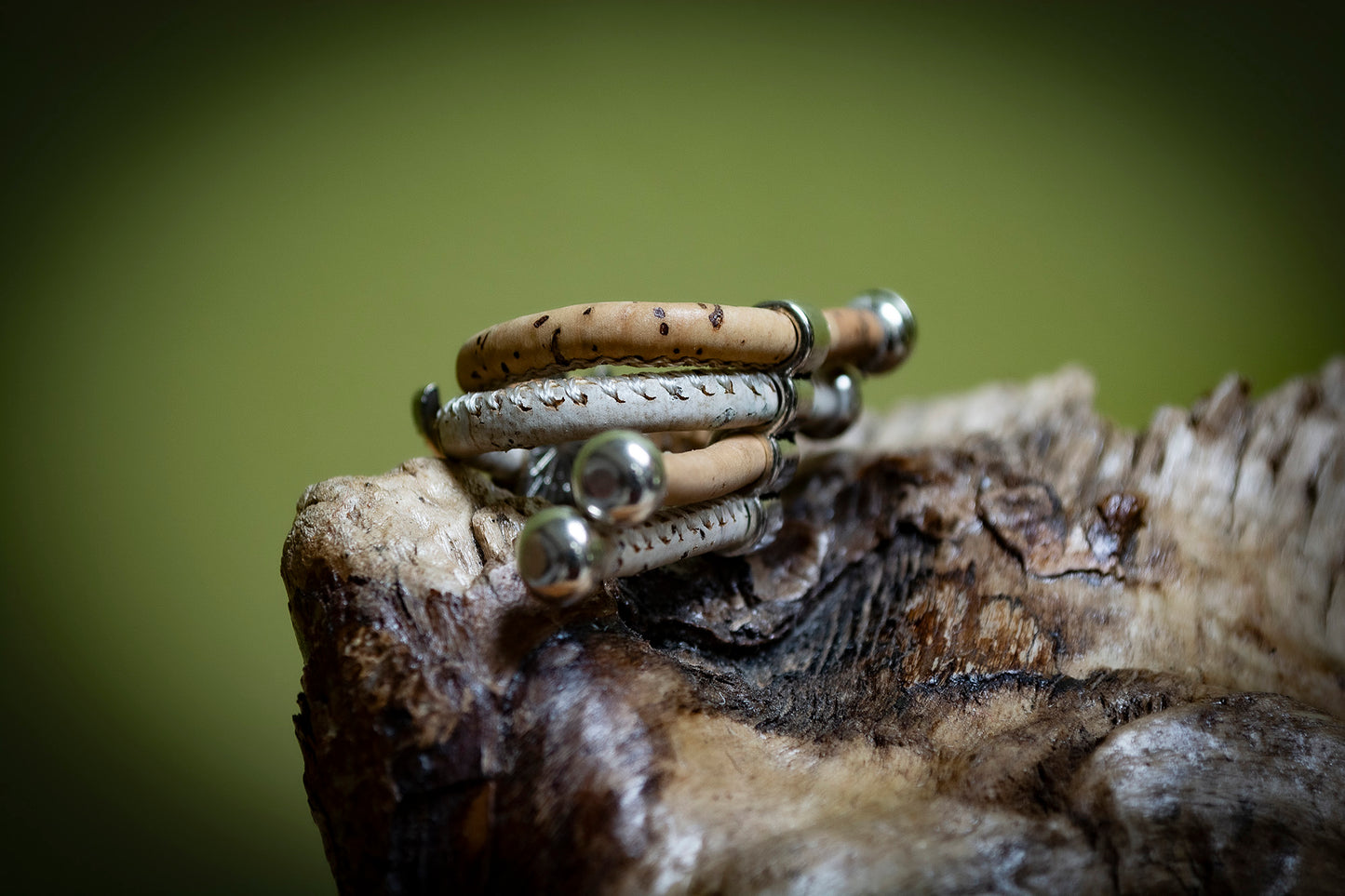 Handmade Sardinian Adjustable Cork Starfish Ring