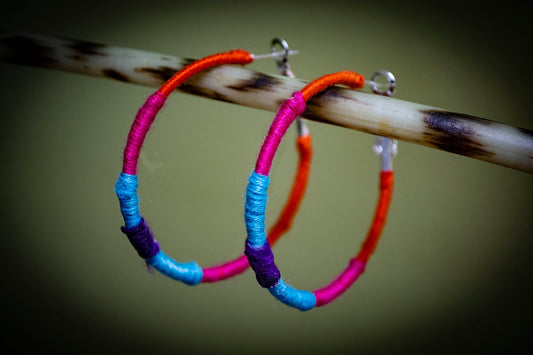 Moroccan-Inspired Wrapped Hoop Earrings