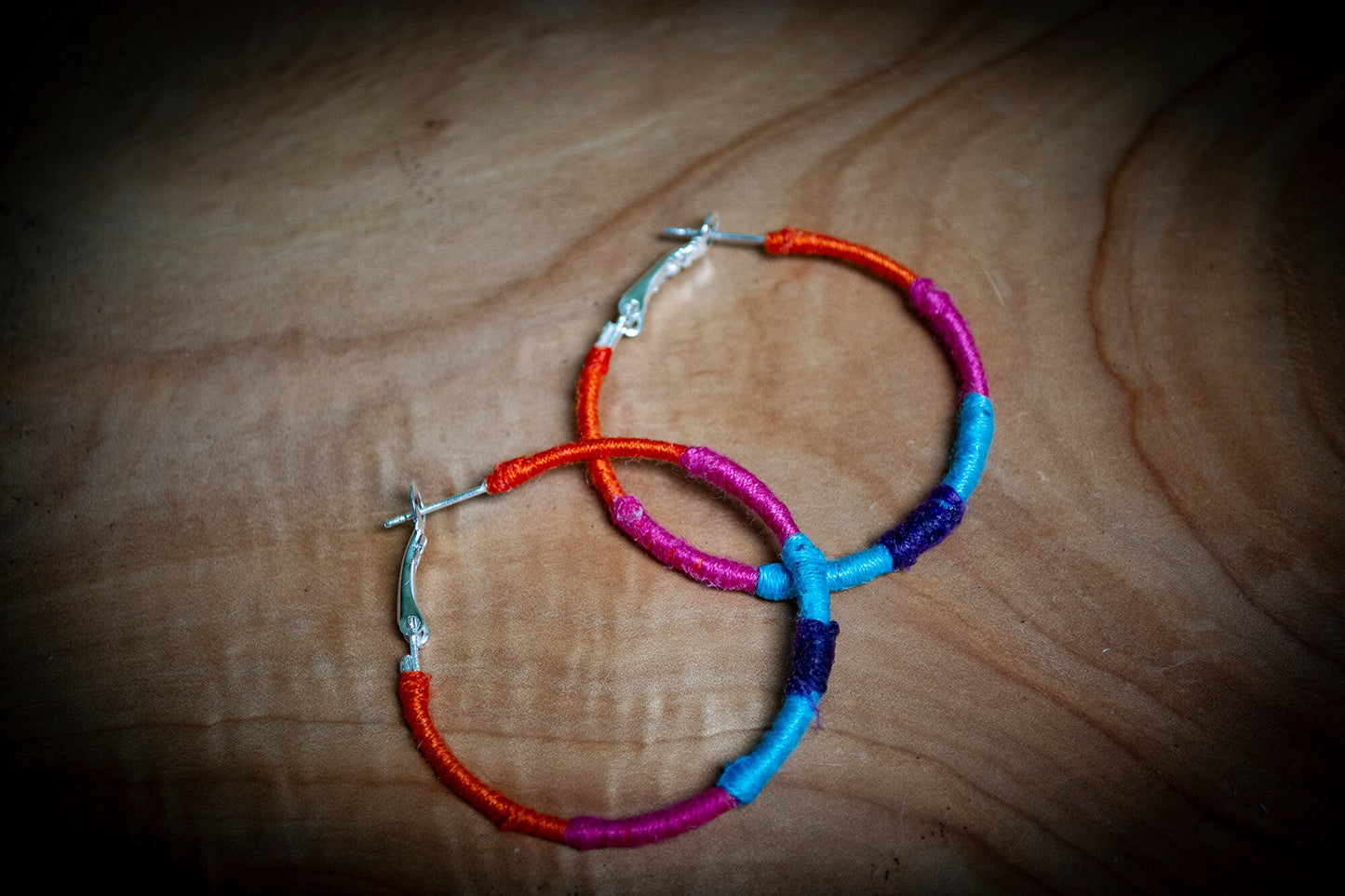 Moroccan-Inspired Wrapped Hoop Earrings