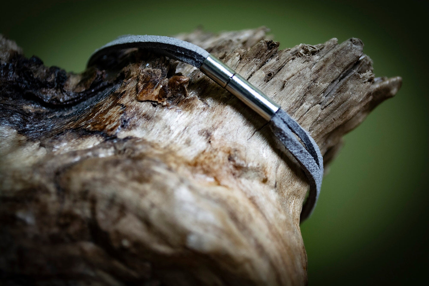 Unisex Suede Leather Double Strand Bracelet