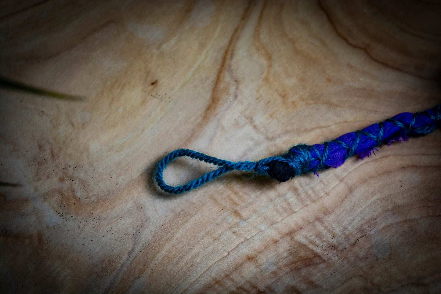 Boho Spiritual Style Dreadlock Removable Tibetan Silver Lotus Hair Wrap With Dot Work Bead in Purple, Teal and Black
