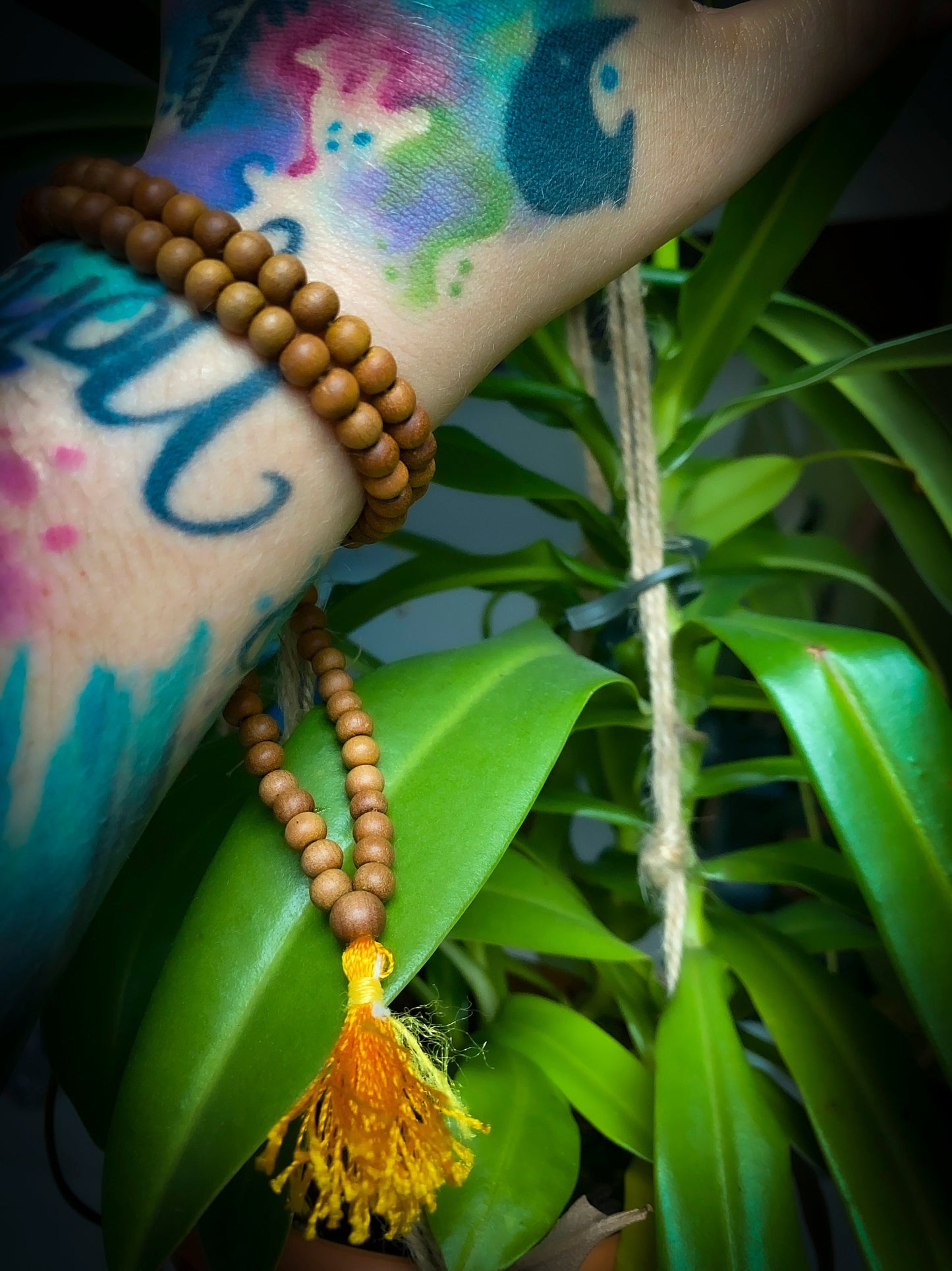 Small Naturally Fragranced Sandalwood Mala Prayer Beads